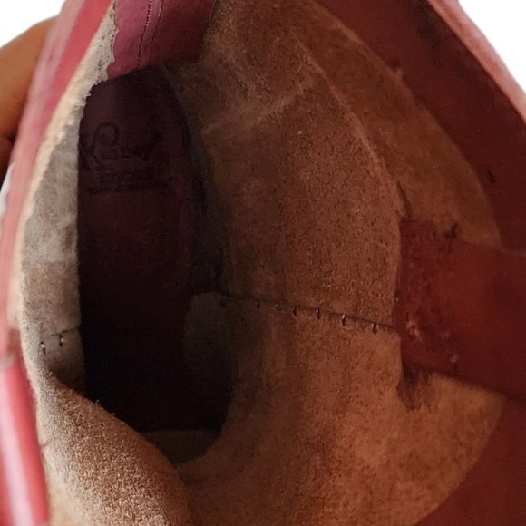 Vtg KINNEY SHOES Western Boho Pull on Boots Size 10B - Picture 10 of 17